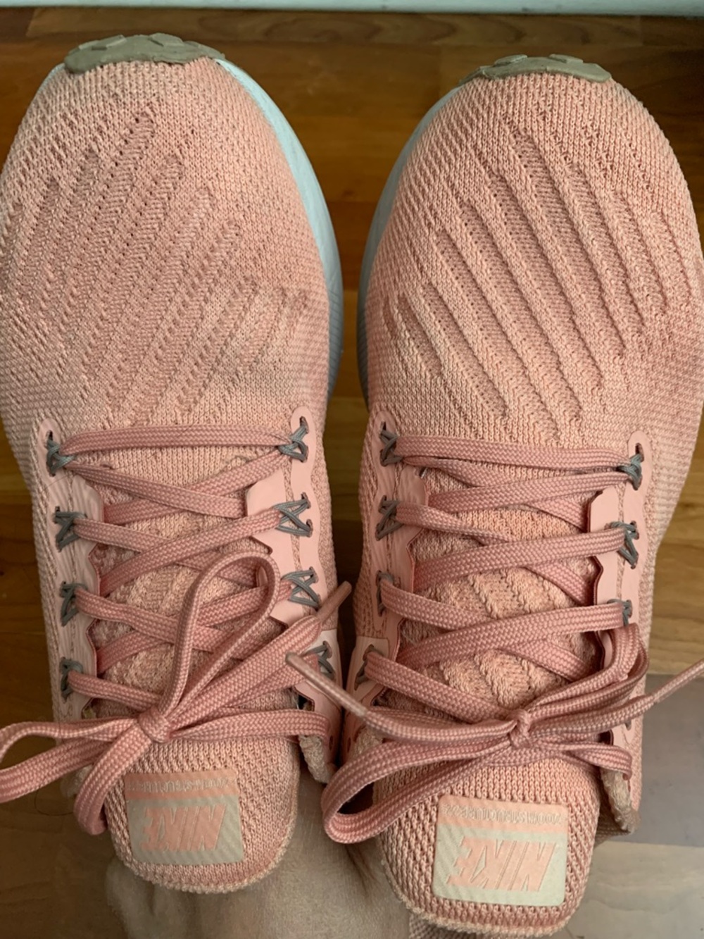 Nike Women’s Pink Knit Running Sneakers